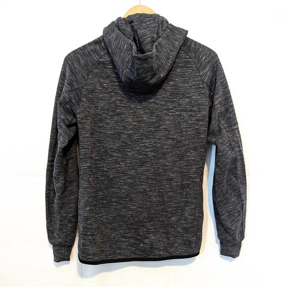 Uniqlo Hooded Zip Up Jacket Sweatshirt Marled Grey Size S - Picture 2 of 8